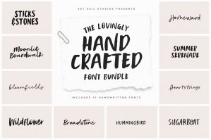 The Lovingly Hand Crafted Font Bundle