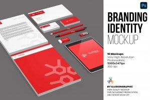Branding - Identity Mockup - 10 Views