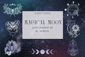 Magical Moon Logo Creation Kit