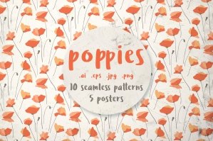 Poppies, Patterns and Posters
