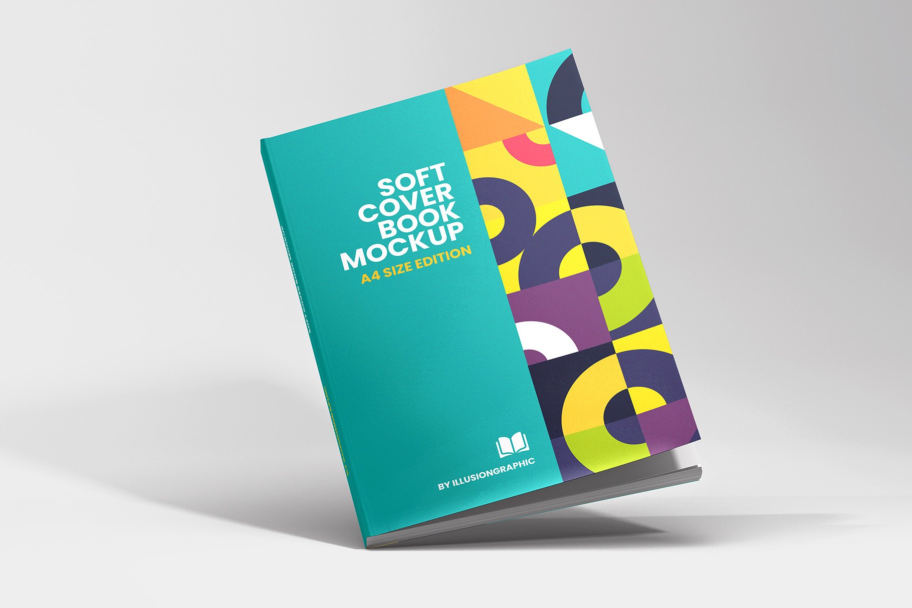Soft Cover Book Mockup - A4 - 11 Views - Design Cuts