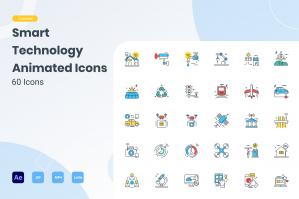 Animated Smart Technology Icons