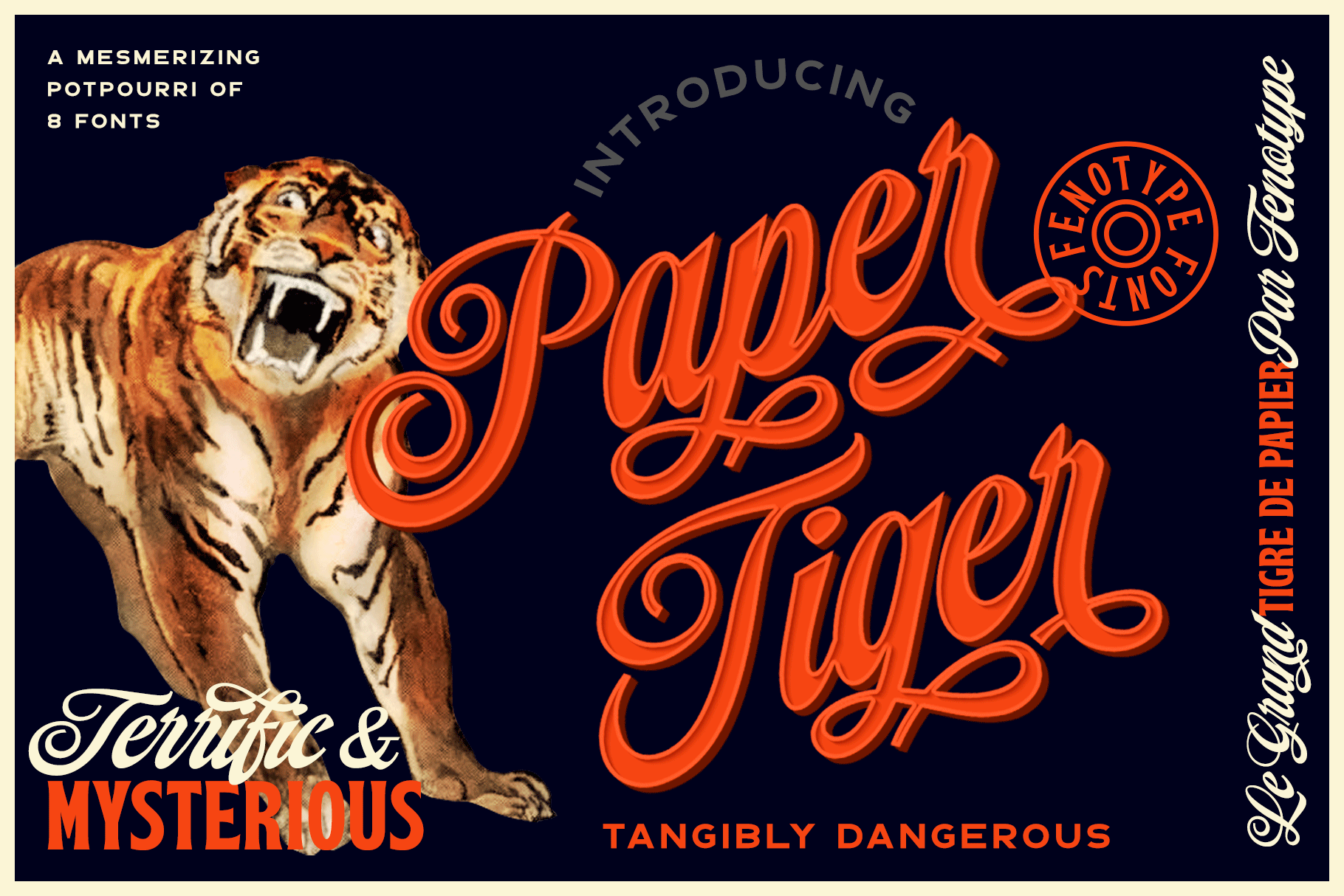 Paper Tiger - Victorian Font Madness