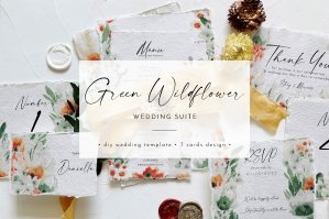 Green Wildflower Wedding Suite
