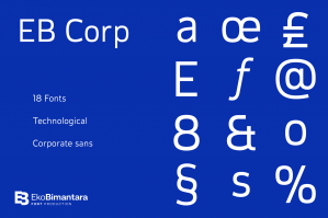 EB Corp - Technological Sans Family