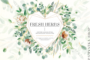 Fresh Herbs - Eucalyptus & Cotton
