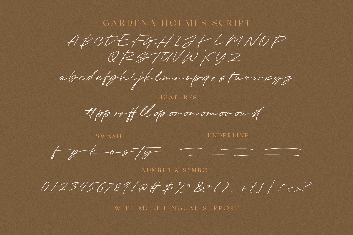 Gardena Holmes - Font Duo