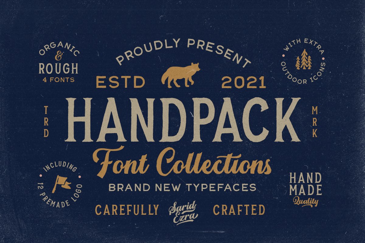 Handpack Font Collections