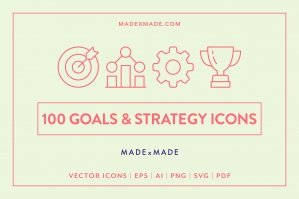 Goals & Strategy Icons