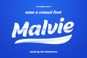 Malvie - Fun Display Font