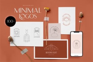 Bohemian Minimal Logos Collection