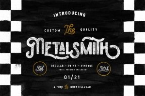 Metalsmith - Vintage Font