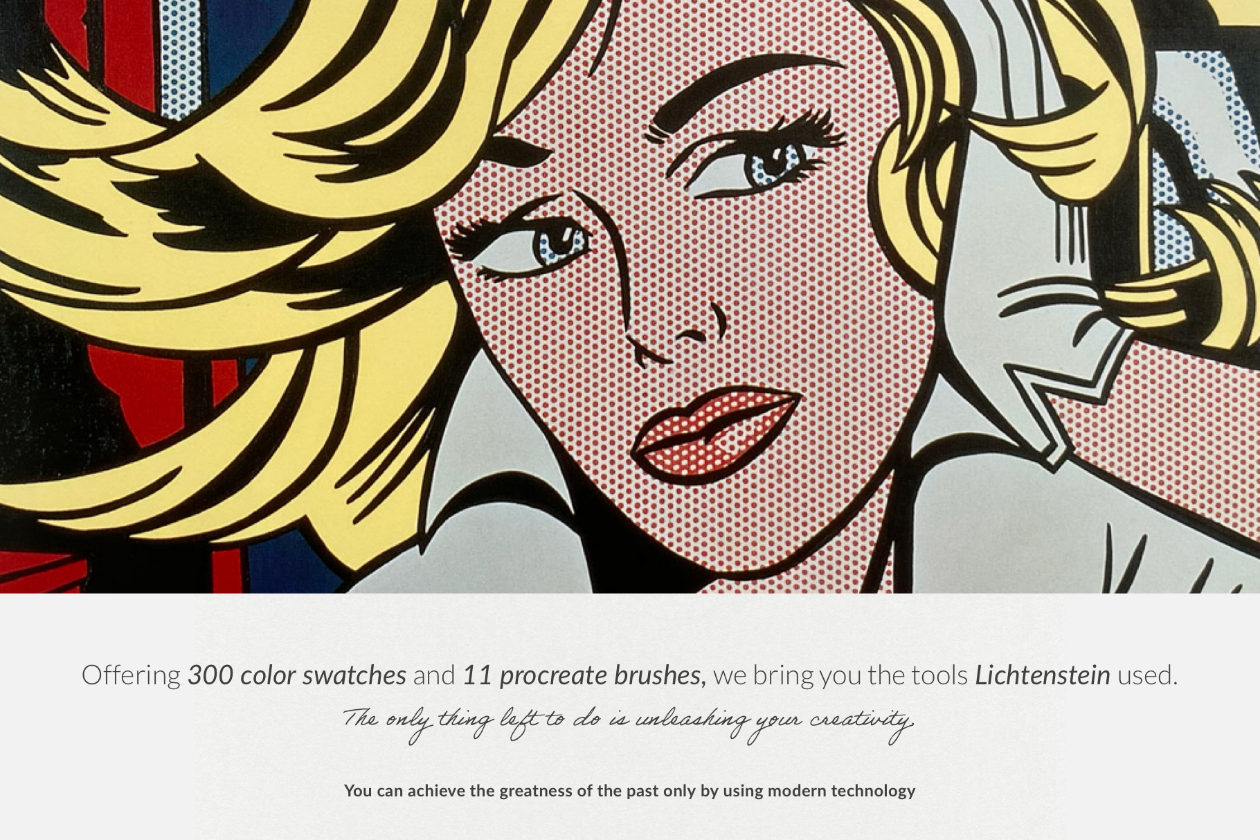 Lichtenstein’s Procreate Brushes