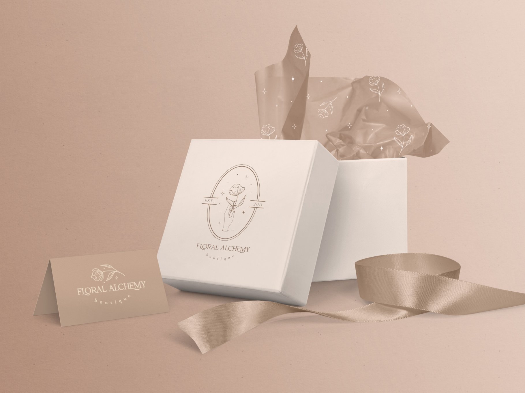 Pre-Made Logo Template and Packaging Branding Kit
