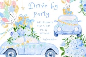 Drive By Party Blue