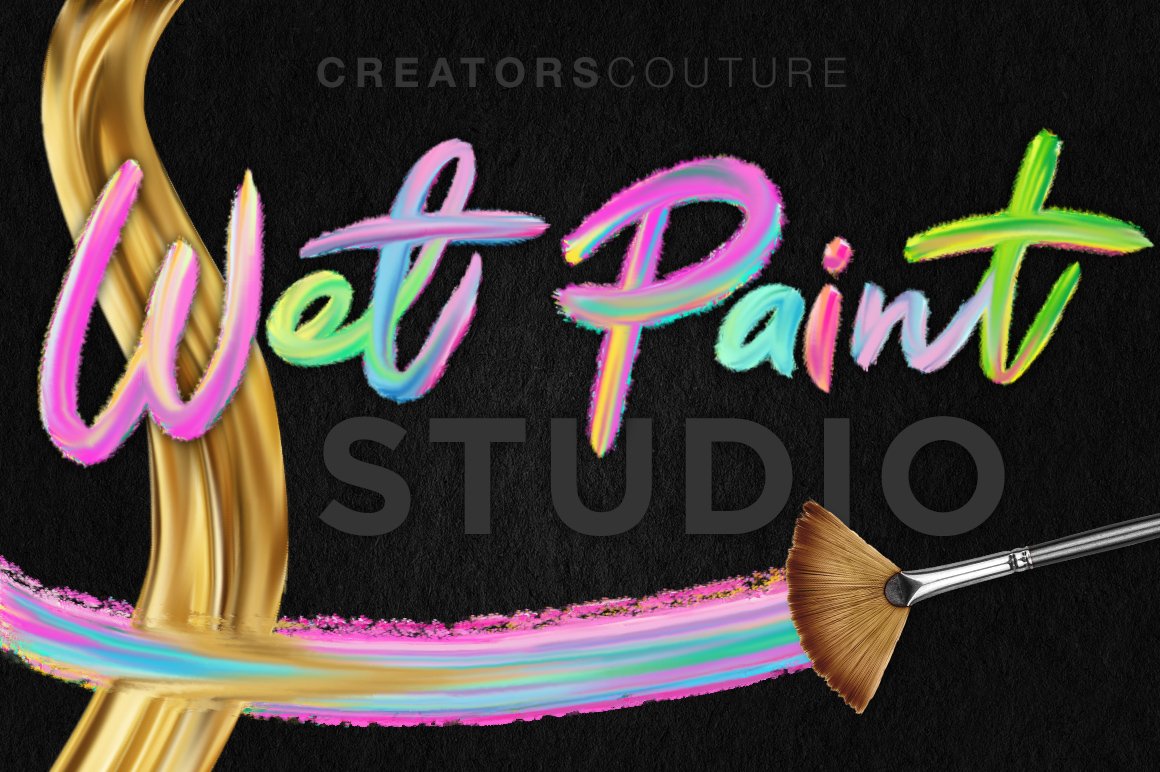 Wet Paint Photoshop Brush Studio