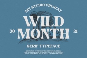 Wild Month - Serif Font