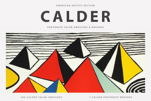 Calder's Procreate Brushes & Color Swatches