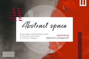 Abstract Space - Textures, Backgrounds & Shapes Set