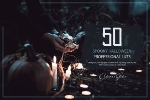 50 Spooky Halloween LUTs and Presets Pack