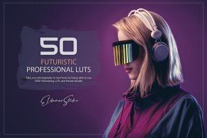 50 Futuristic Presets and LUTs Pack