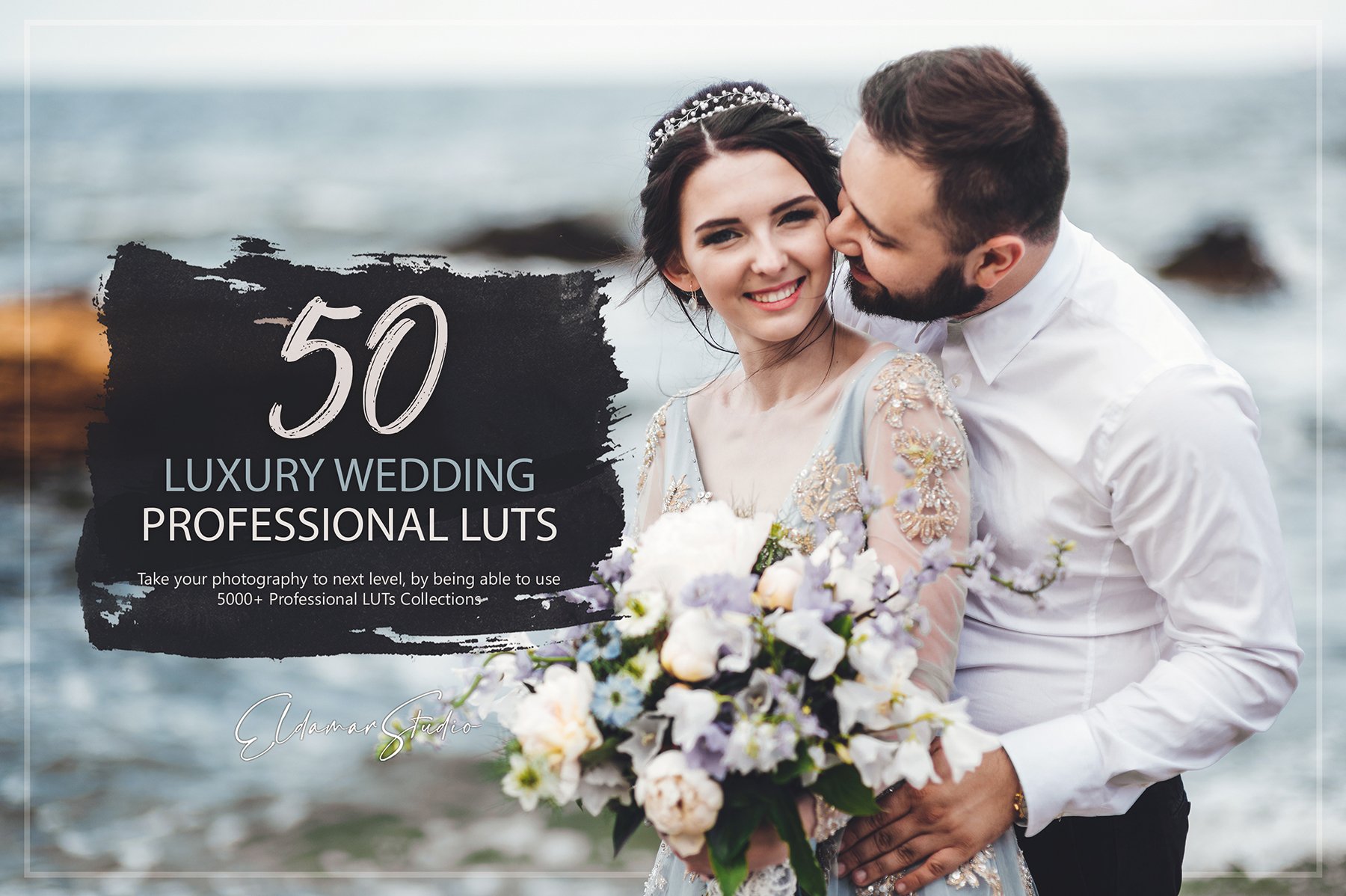 50 Luxury Wedding Presets and LUTs Pack