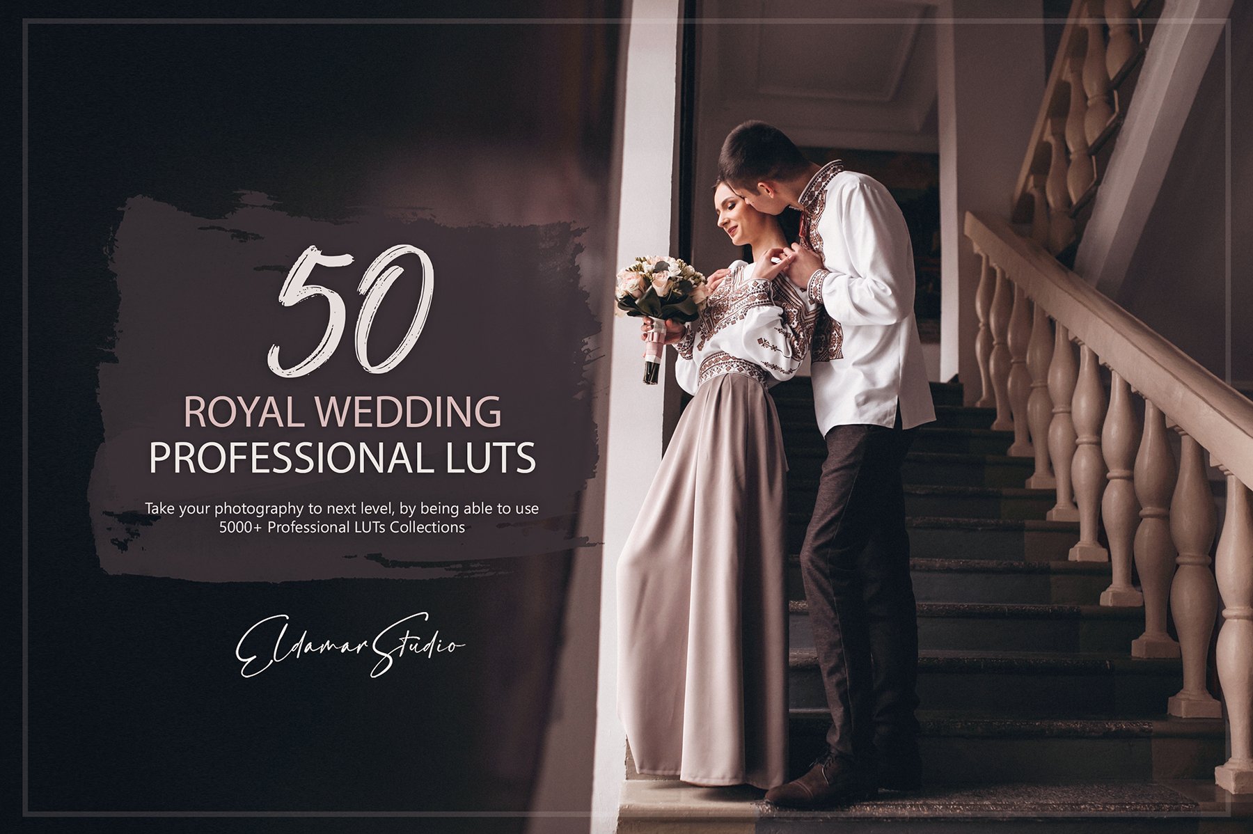 50 Royal Wedding Presets and LUTs Pack