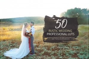 50 Rustic Wedding Presets and LUTs Pack