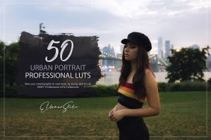 50 Urban Portrait Presets and LUTs Pack