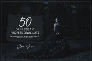 50 Dark Dream LUTs and Presets Pack