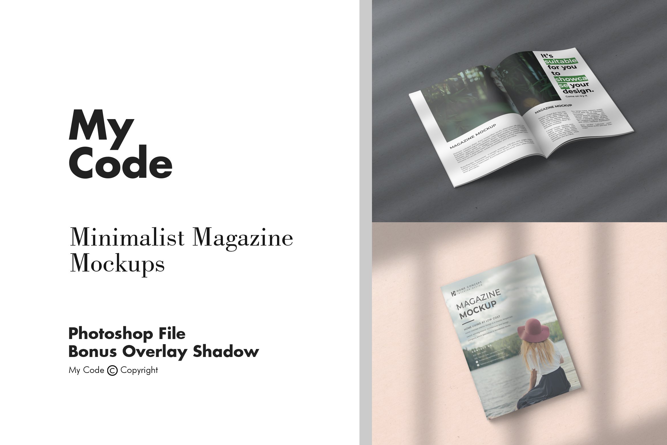 A4 Psd Magazine Booklet Mockup Vol3