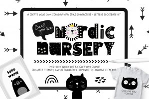 Create Your Own Nordic Nursery Kit for Procreate