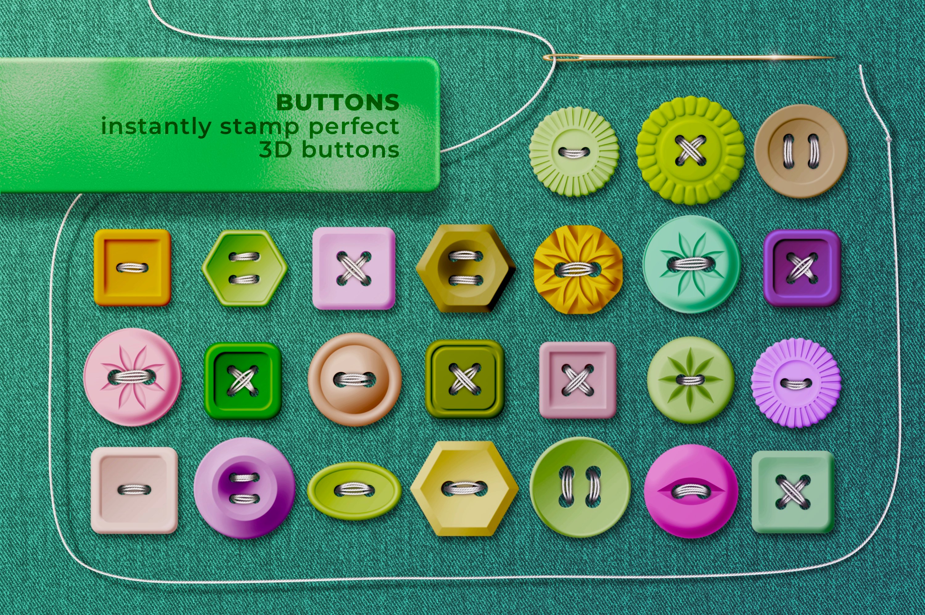 Buy Buttons For Stitch Craft Projects Online. Low Prices. Free S