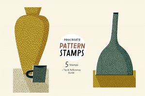 Pattern Stamp Set for Procreate