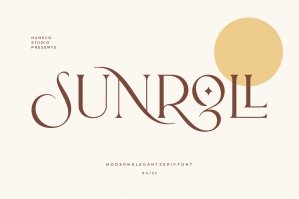 Sunroll - Modern Elegant Serif