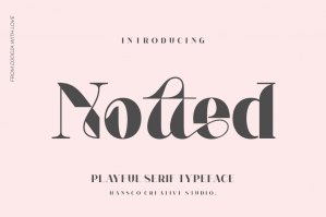 Notted - Playful Serif Font