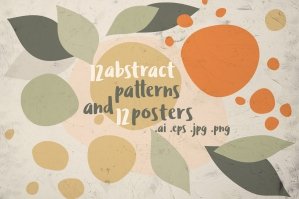 12 Abstract Patterns and Posters