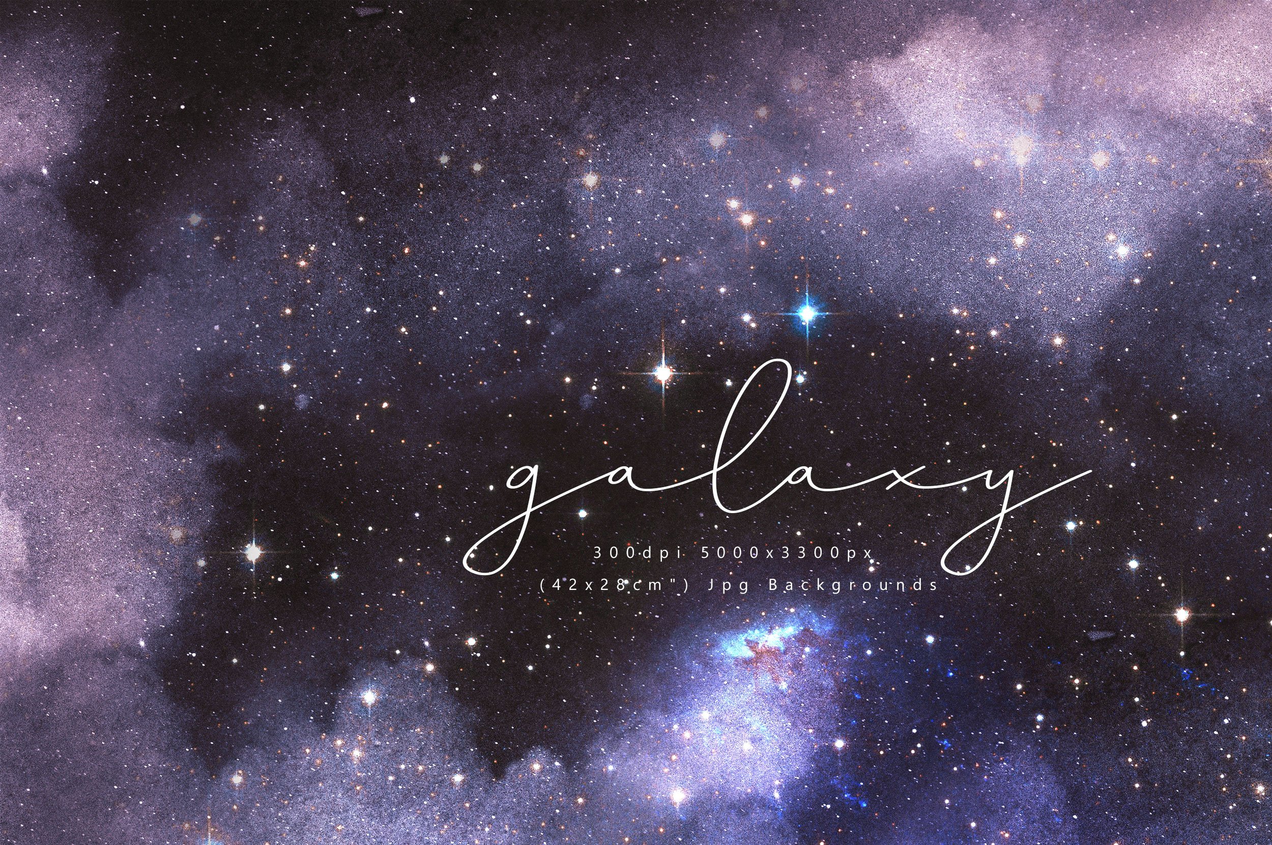 Seamless Galaxy & Sky Backgrounds - Design Cuts