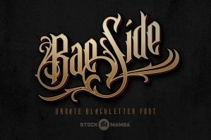 BaeSide Blackletter Font