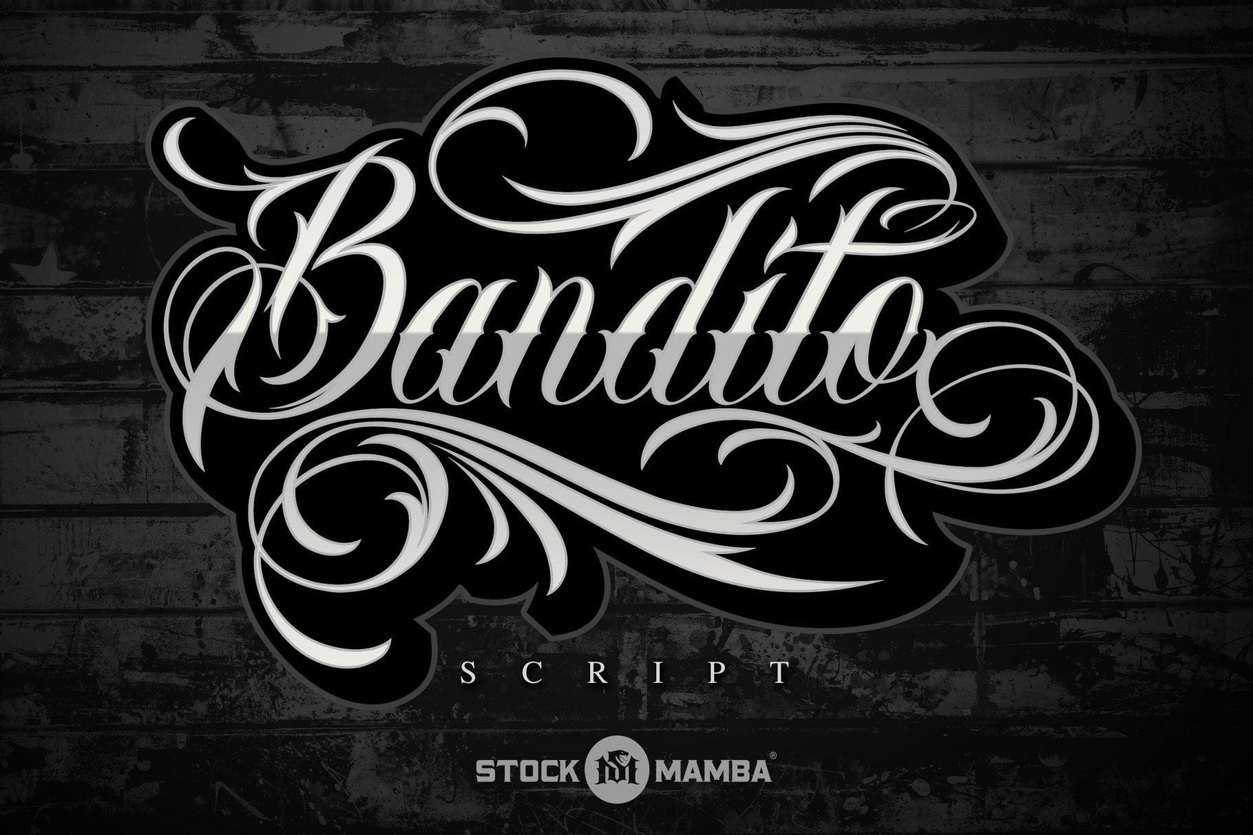 Bandito Script Font - Design Cuts