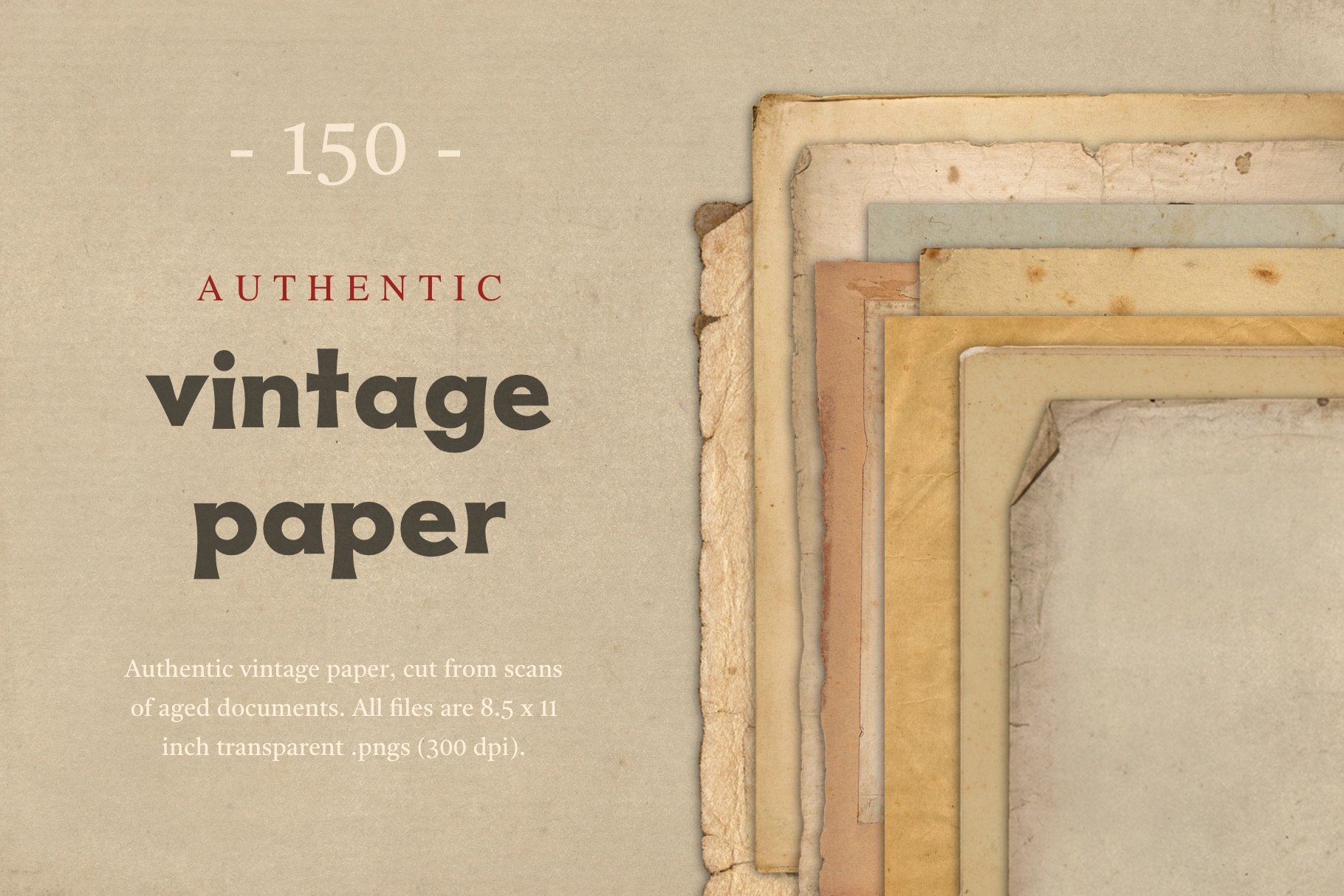 Vintage Paper Textures Collection