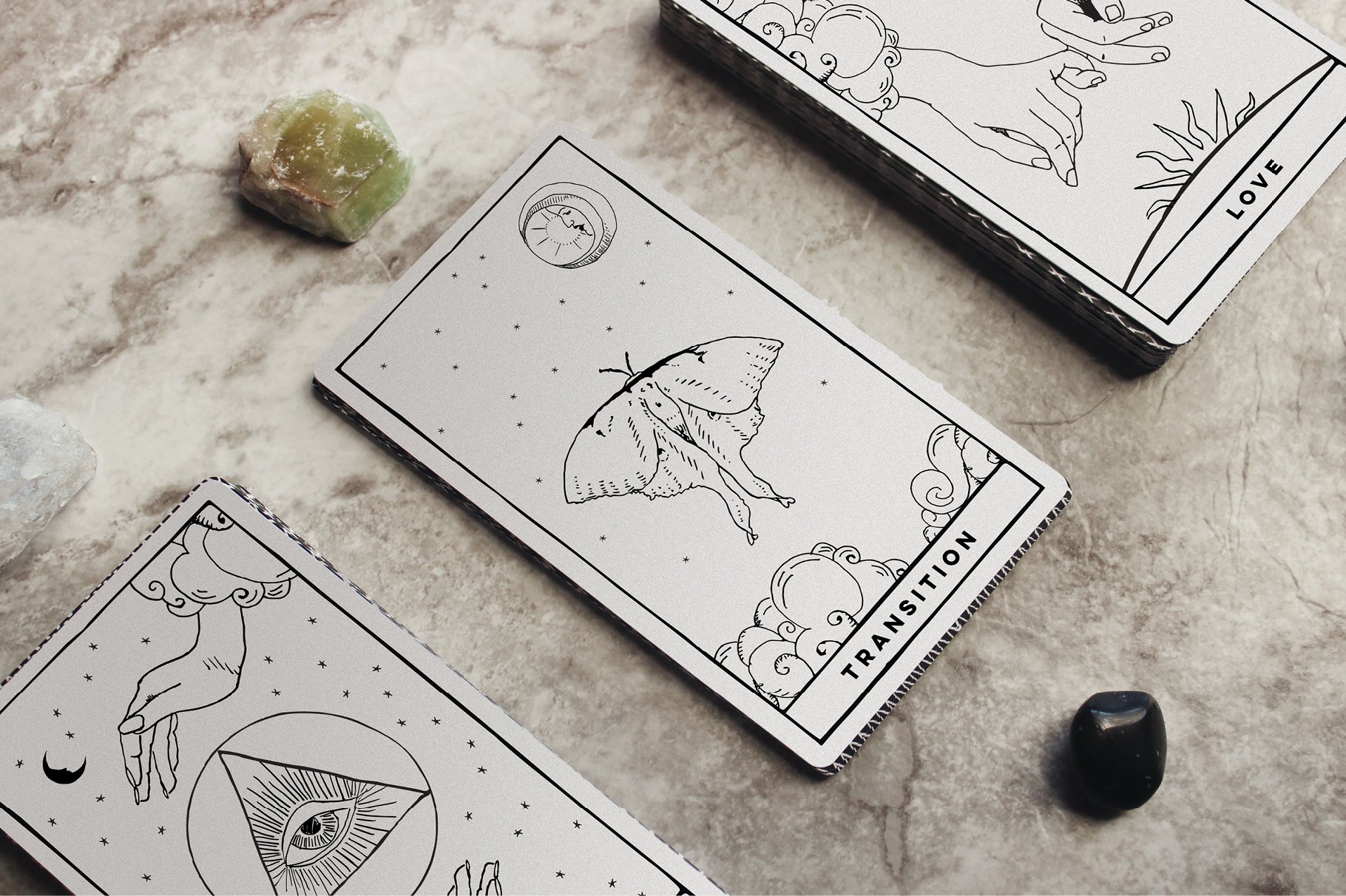 Celestial Oracle: Tarot Elements SVGs - Design Cuts