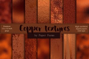 Copper Metallic Textures