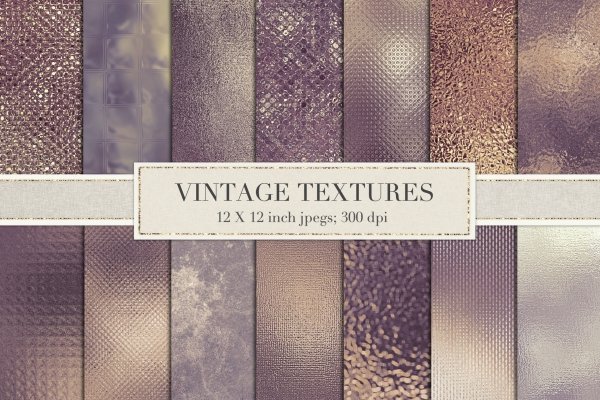 Rose Gold Champagne Digital Paper Textures Pattern 