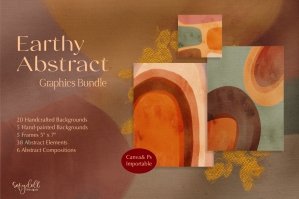 Earthy Abstract Graphics Bundle
