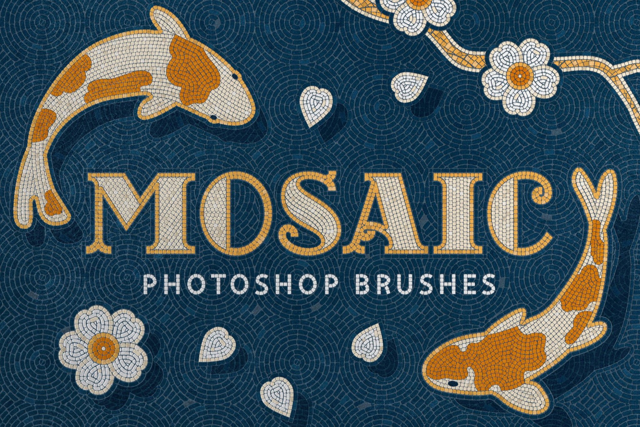 Mosaic Tile Photoshop Brushes