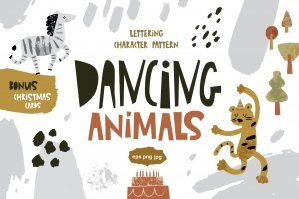Dancing Animals Graphic Set