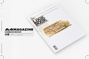A4 Magazine Lookbook Mock-up