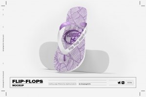 Flip Flops Sandals Mock-Up