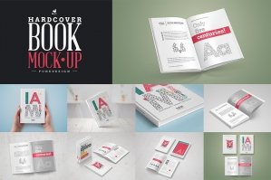 Book Mock-Up / Hardcover Edition